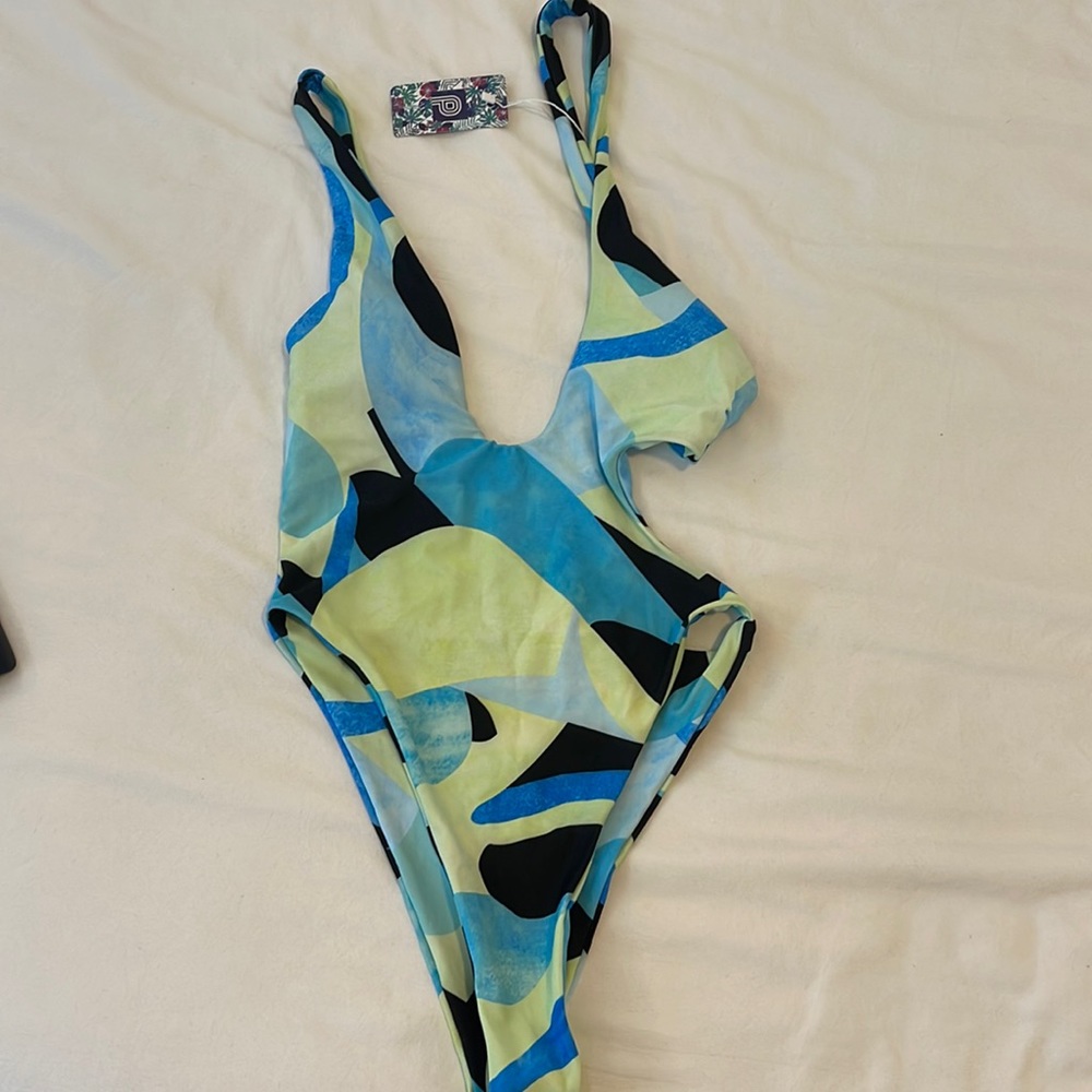 80’s Inspired One Piece Swimsuit